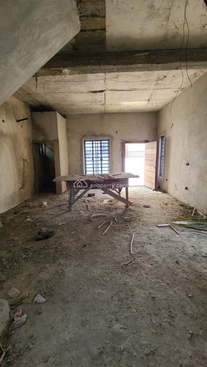 4-bedroom Carcass Fully Detached Duplex, Ikota, Lekki, Lagos, Detached Duplex for Sale