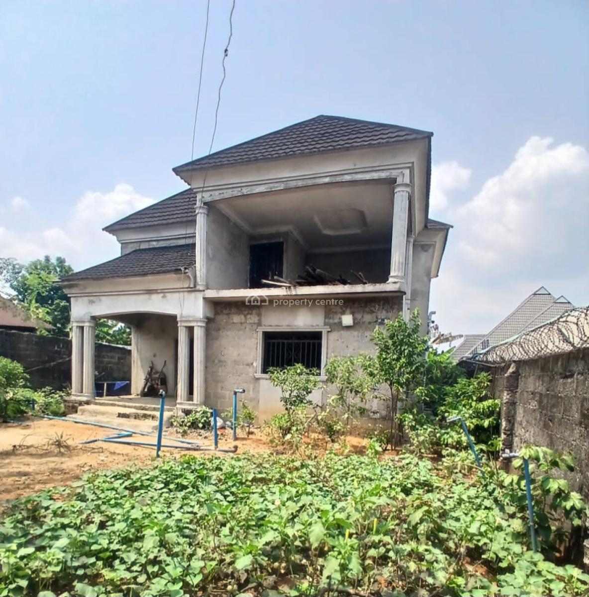 Uncompleted 5 Bedroom Duplex, Off Nta Road, Ozuoba, Port Harcourt, Rivers, Detached Duplex for Sale