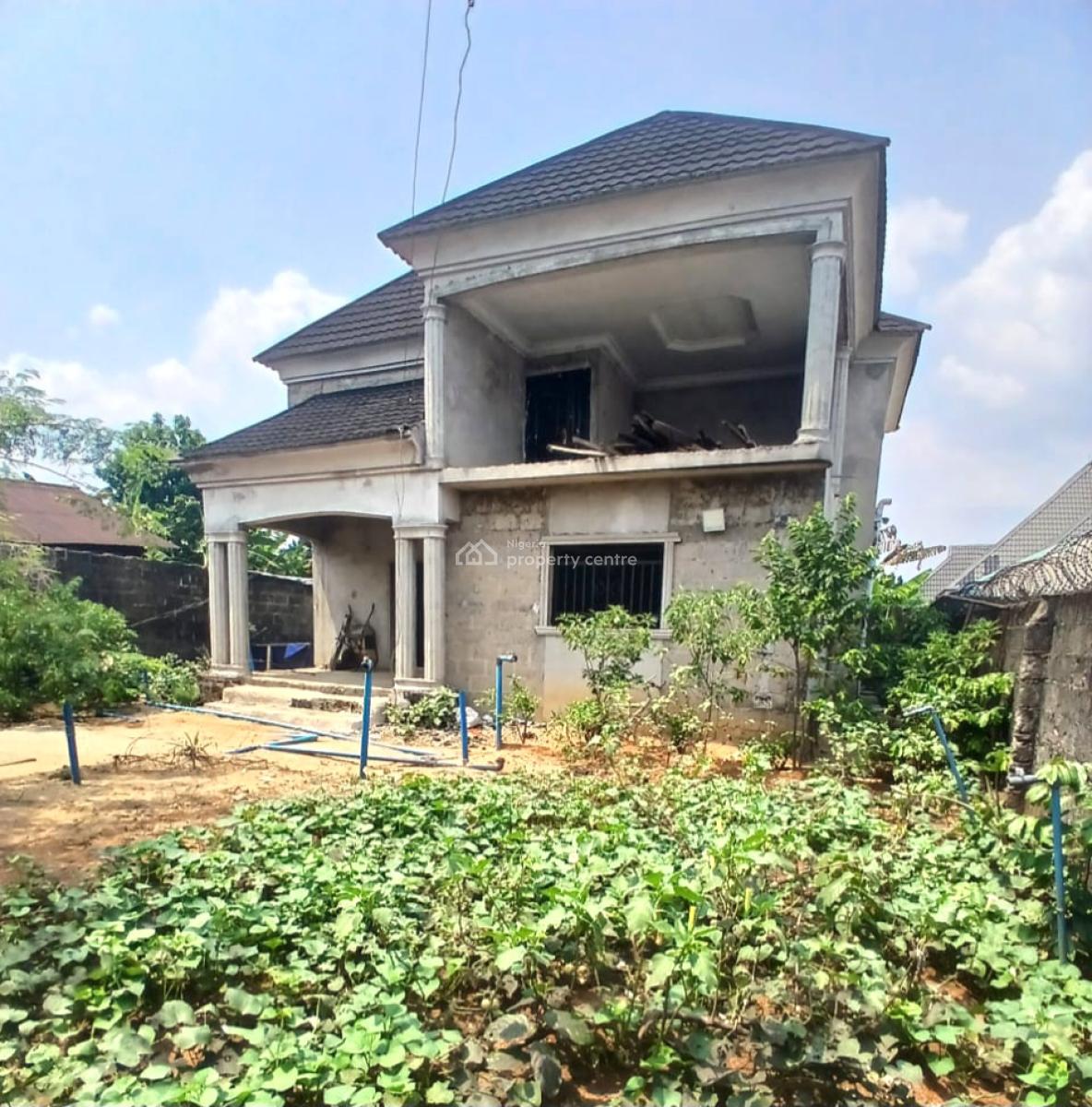 Uncompleted 5 Bedroom Duplex, Off Nta Road, Ozuoba, Port Harcourt, Rivers, Detached Duplex for Sale