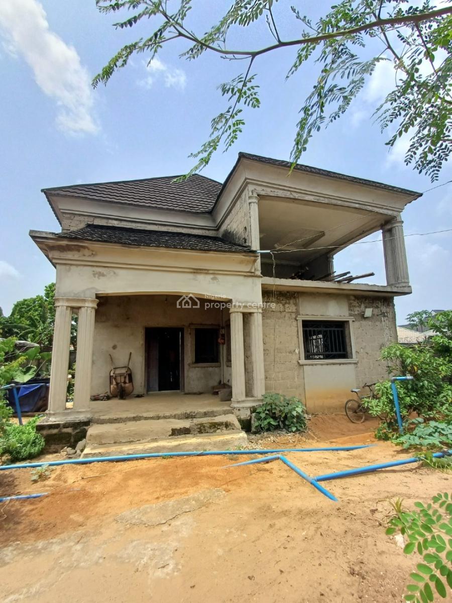 Uncompleted 5 Bedroom Duplex, Off Nta Road, Ozuoba, Port Harcourt, Rivers, Detached Duplex for Sale
