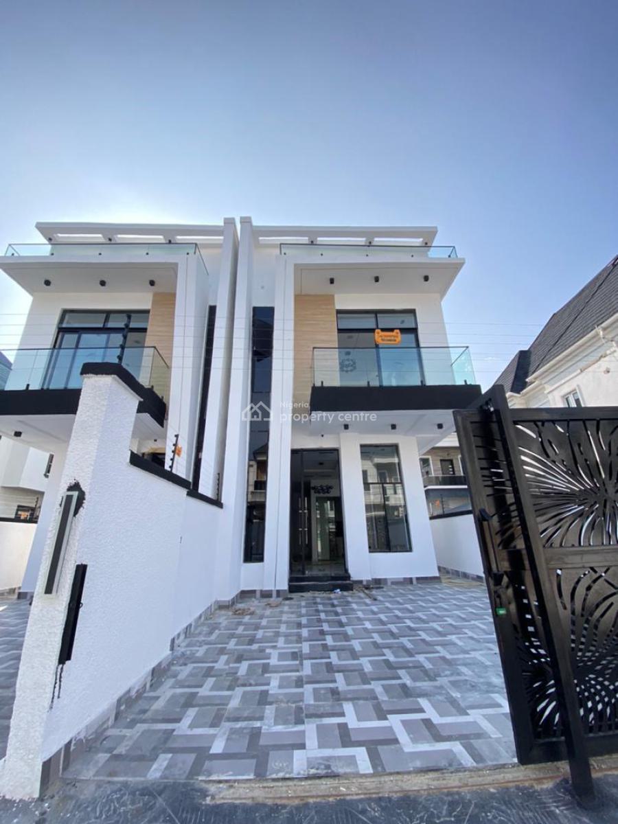 Newly Built 4 Bedroom Semi Detached Duplex with Bq, Orchid, Lekki, Lagos, Semi-detached Duplex for Sale