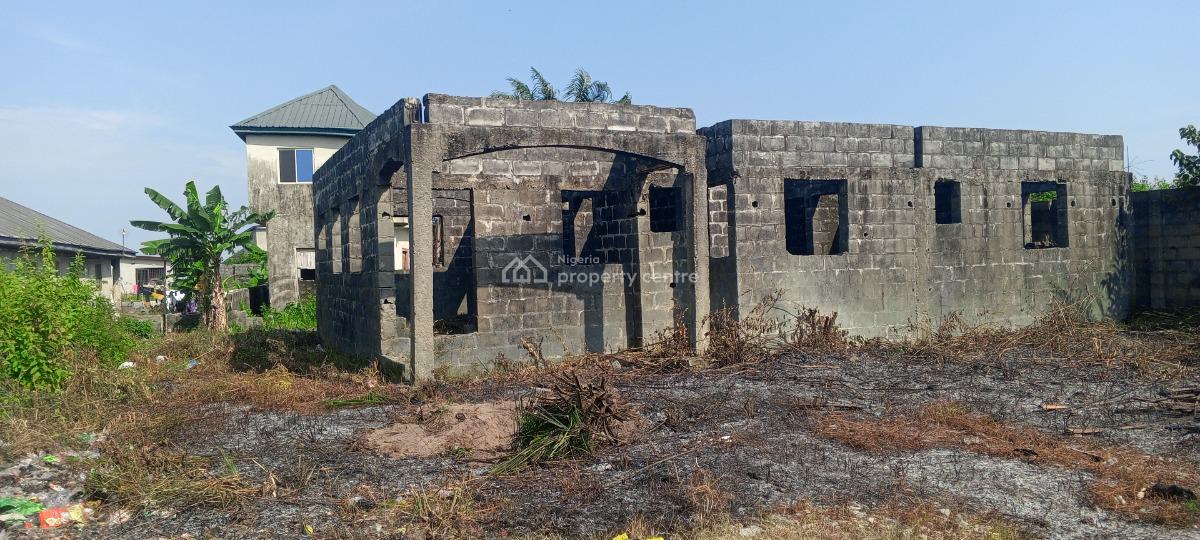 Uncompleted 3 Bedrooms Bungalow on 450sqm of Land, Iyalaje, Awoyaya, Ibeju Lekki, Lagos, Detached Bungalow for Sale