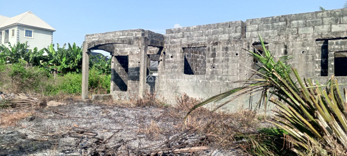 Uncompleted 3 Bedrooms Bungalow on 450sqm of Land, Iyalaje, Awoyaya, Ibeju Lekki, Lagos, Detached Bungalow for Sale