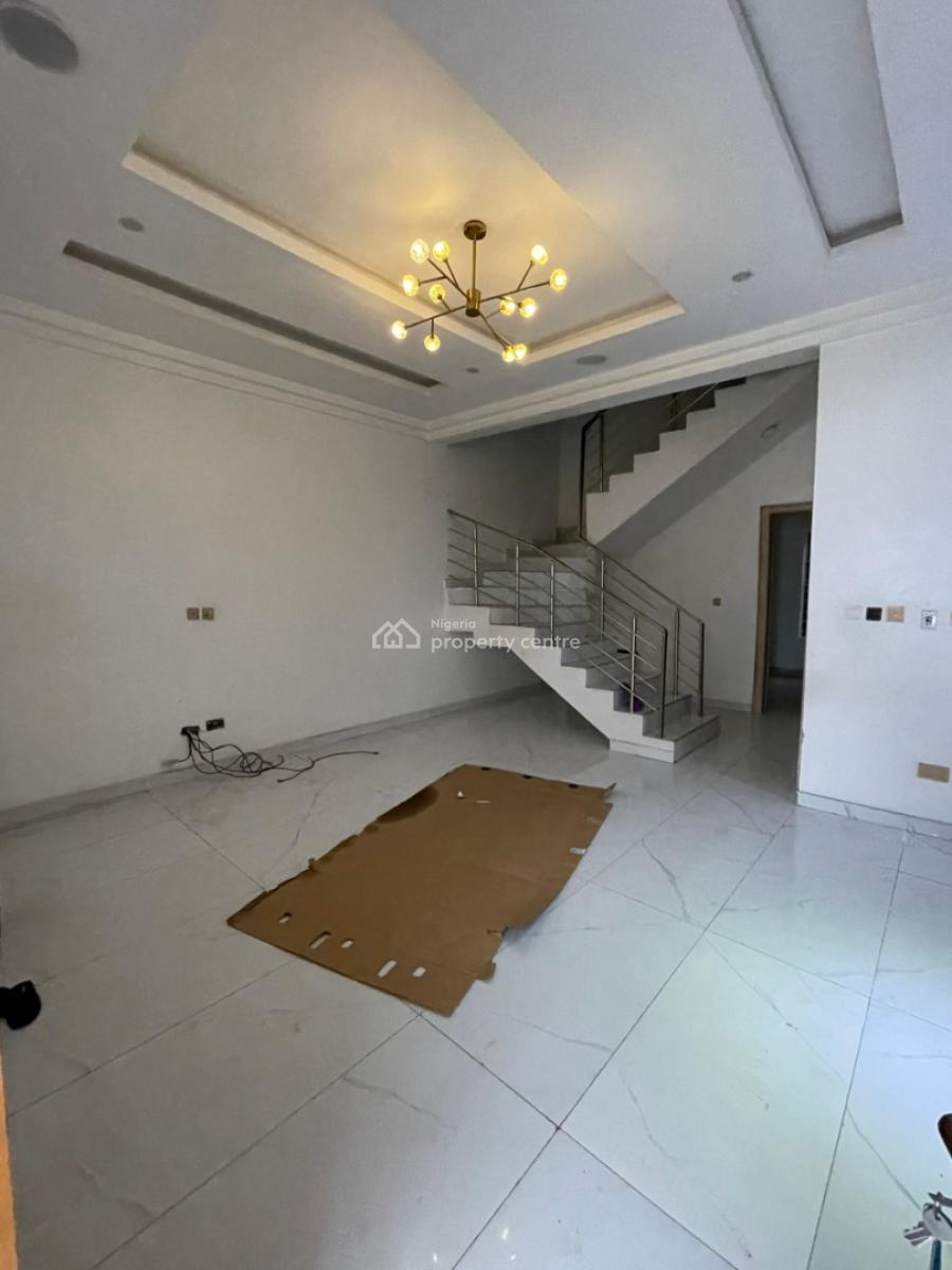 4 Bedroom Semi Detached Duplex with a Bq, Chevron, Lekki, Lagos, Detached Duplex for Rent