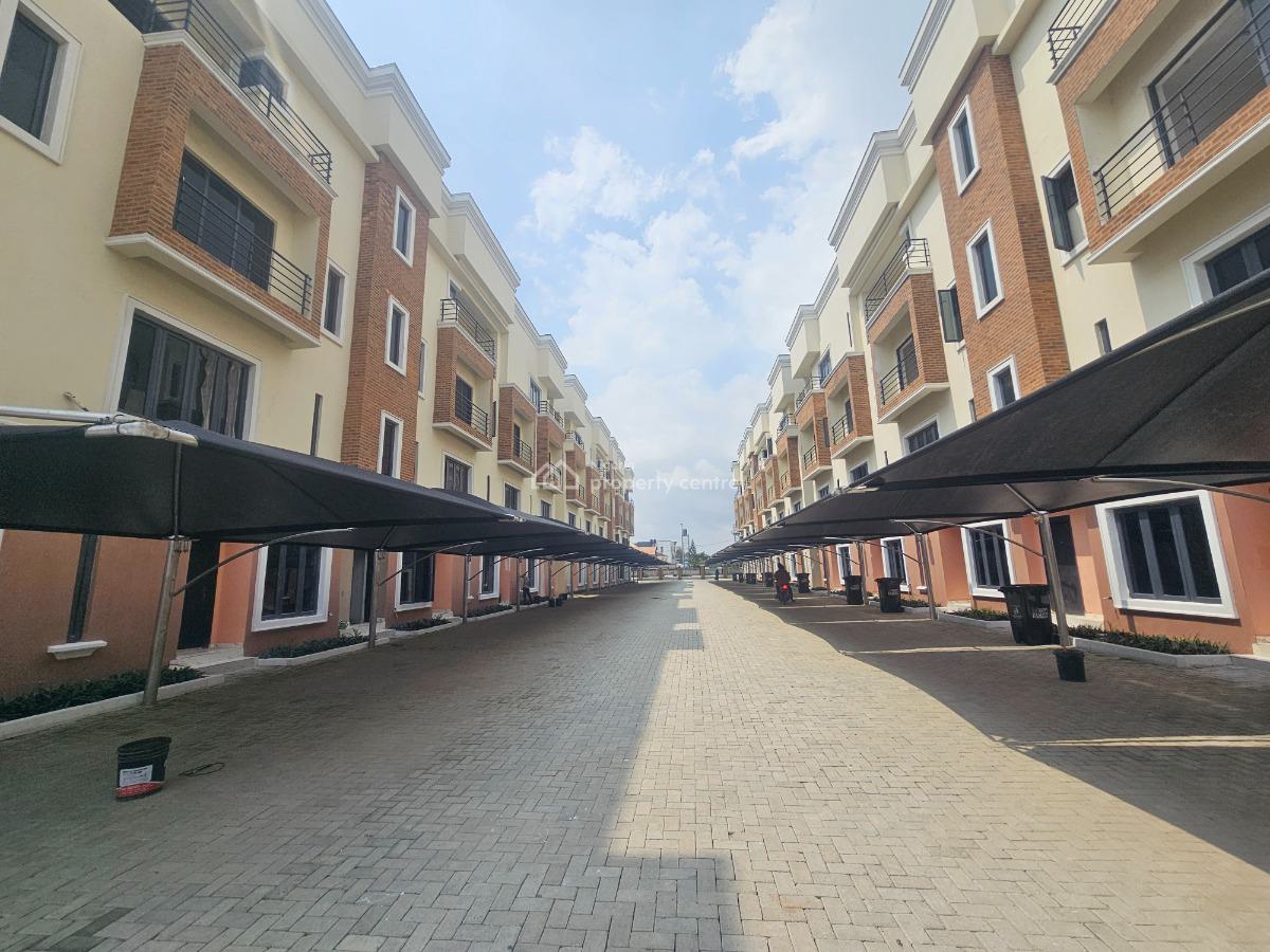 Newly Built 4 Bedrooms Terrace House with Bq, Lekki Phase 1, Lekki, Lagos, Terraced Duplex for Rent