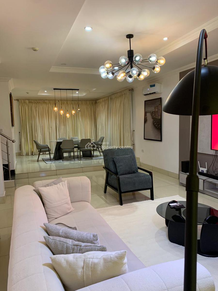 Exquisite Fully Furnished 3 Bedroom Duplex, Brentwood Park Estate, Ikoyi, Lagos, House Short Let