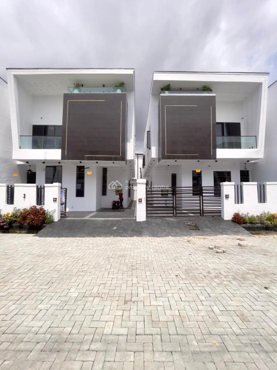 Decent 4 Bedroom Semi-detached Duplex with Bq, Ajah, Lagos, Semi-detached Duplex for Sale