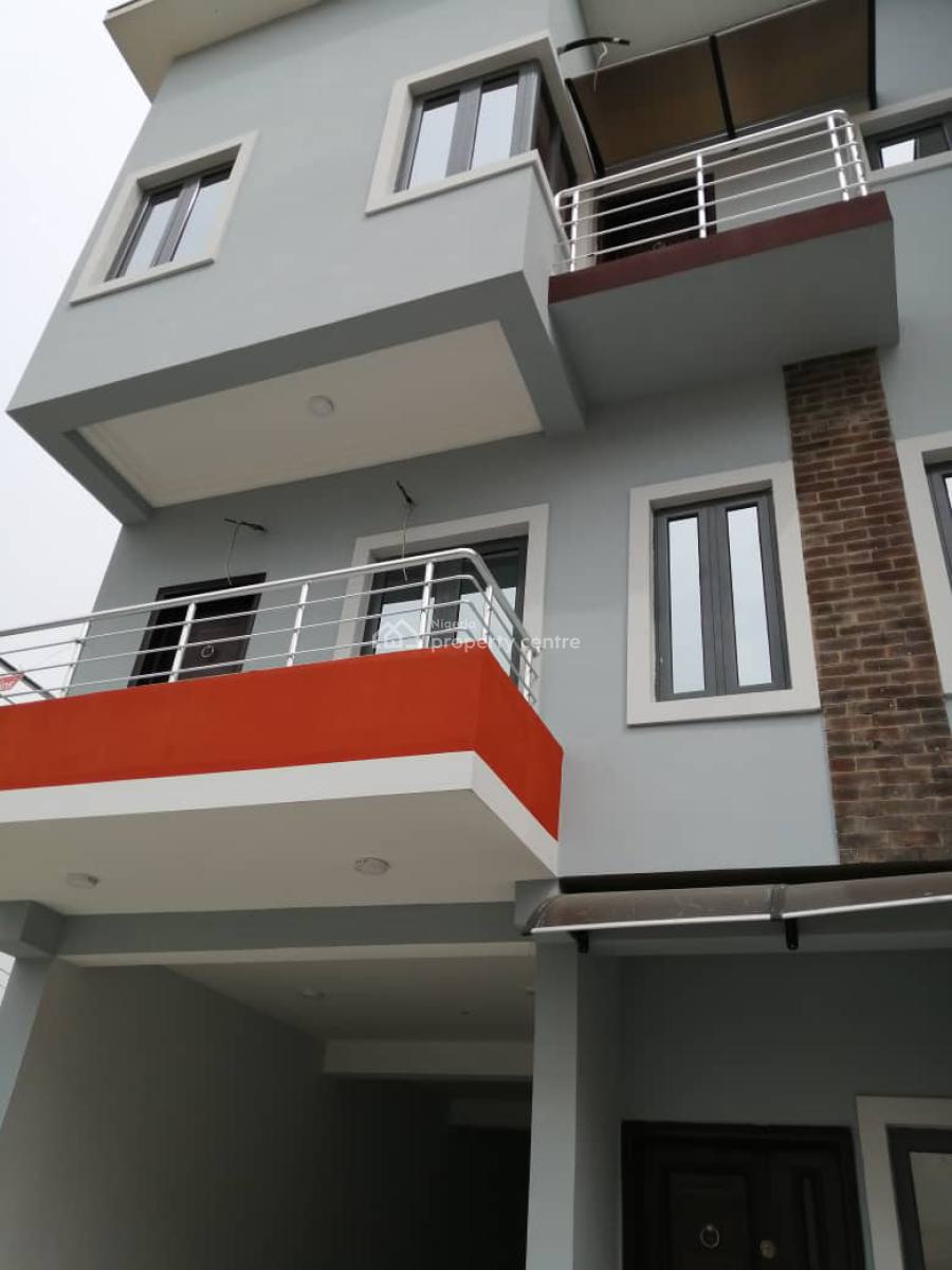 4 Bedlroom Terrace House with Bq, Osera Estate, Osapa, Lekki, Lagos, Terraced Duplex for Sale
