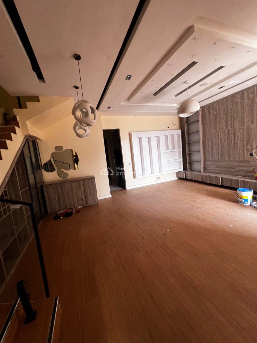 Spacious 4-bedroom Semi-detached Duplex with Bq in a Secure Estate, Ajah, Lagos, Semi-detached Duplex for Rent