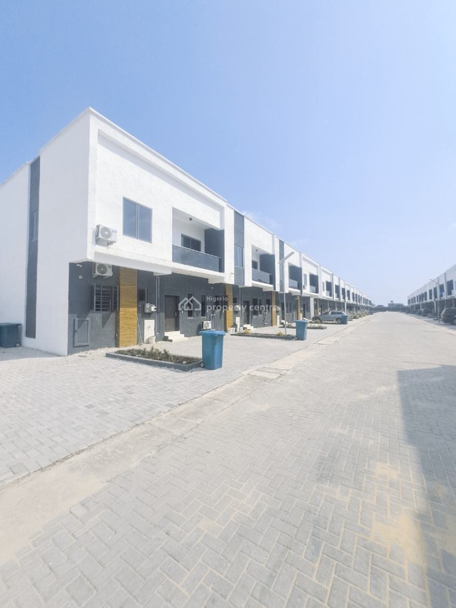 Newly Built 3 Bedroom Terrace with Bq, Inverter and Pool, Lekki, Lagos, Terraced Duplex for Sale