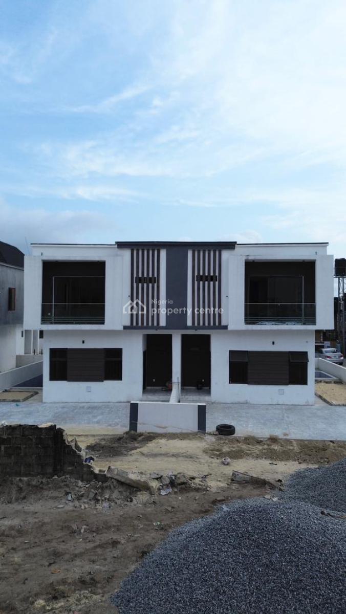 4 Bedroom Semi Detached Duplex with Pool, Ologolo, Lekki, Lagos, Semi-detached Duplex for Sale