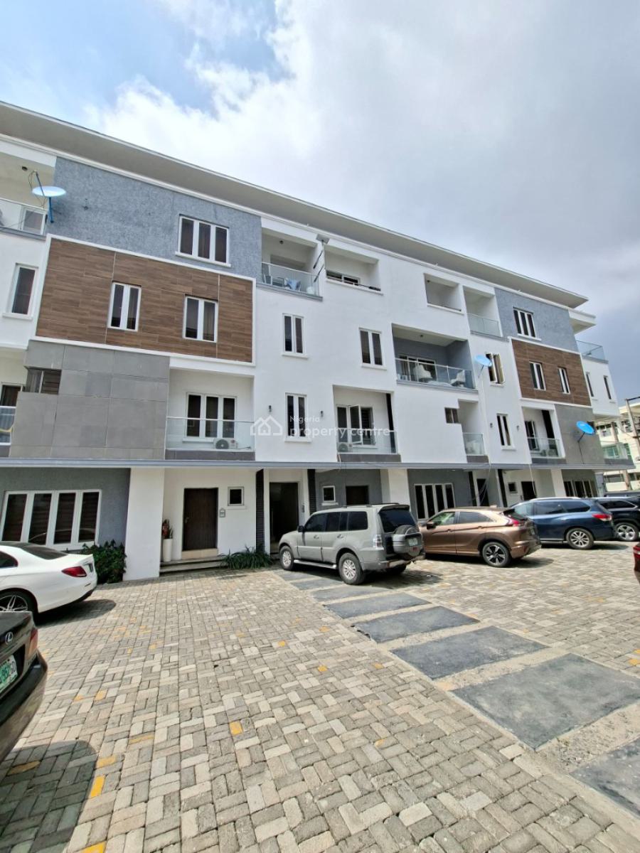 Furnished 3 Bedroom Maisonnette with Bq, Richmond Estate, Lekki Phase 1, Lekki, Lagos, Flat / Apartment for Rent