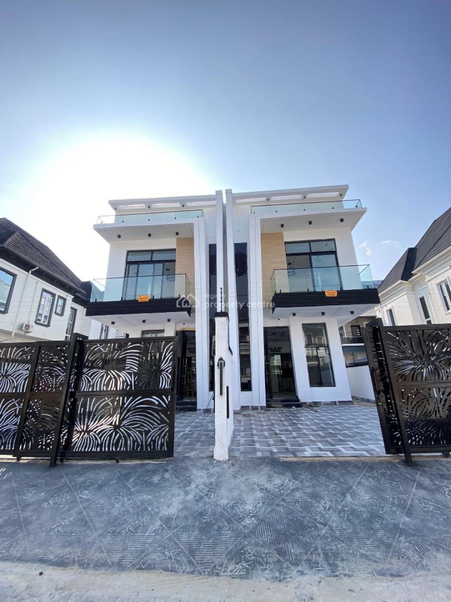 Newly Built 4-bedroom Semi-detached Duplex + Bq, Orchid Road, Lekki, Lagos, Semi-detached Duplex for Sale