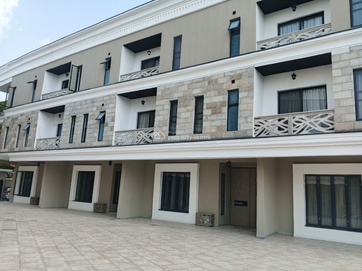 5 Bedrooms Tastefully Finished Newly Built Serviced Terrace Houses, Off Remi Olowude Crescent, Parkview, Ikoyi, Lagos, Terraced Duplex for Sale