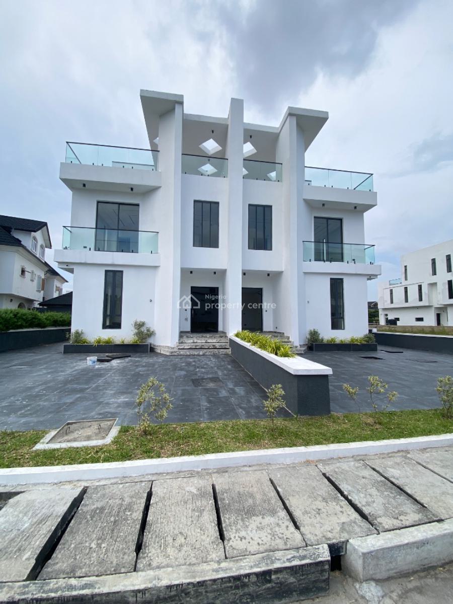 Lovely 5 Bedroom Semi Detached Smart Home, Cowrie Creek, Ikate, Lekki, Lagos, Semi-detached Duplex for Sale