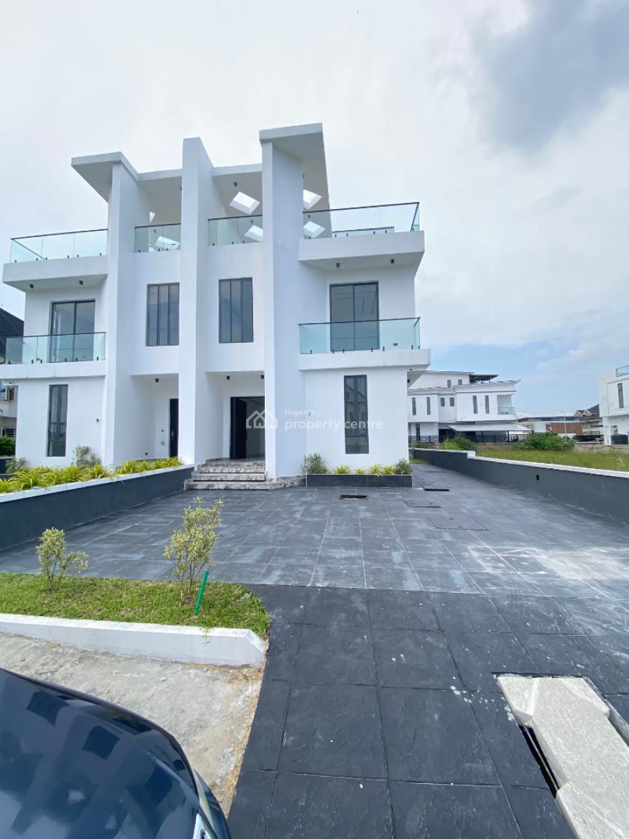 Lovely 5 Bedroom Semi Detached Smart Home, Cowrie Creek, Ikate, Lekki, Lagos, Semi-detached Duplex for Sale