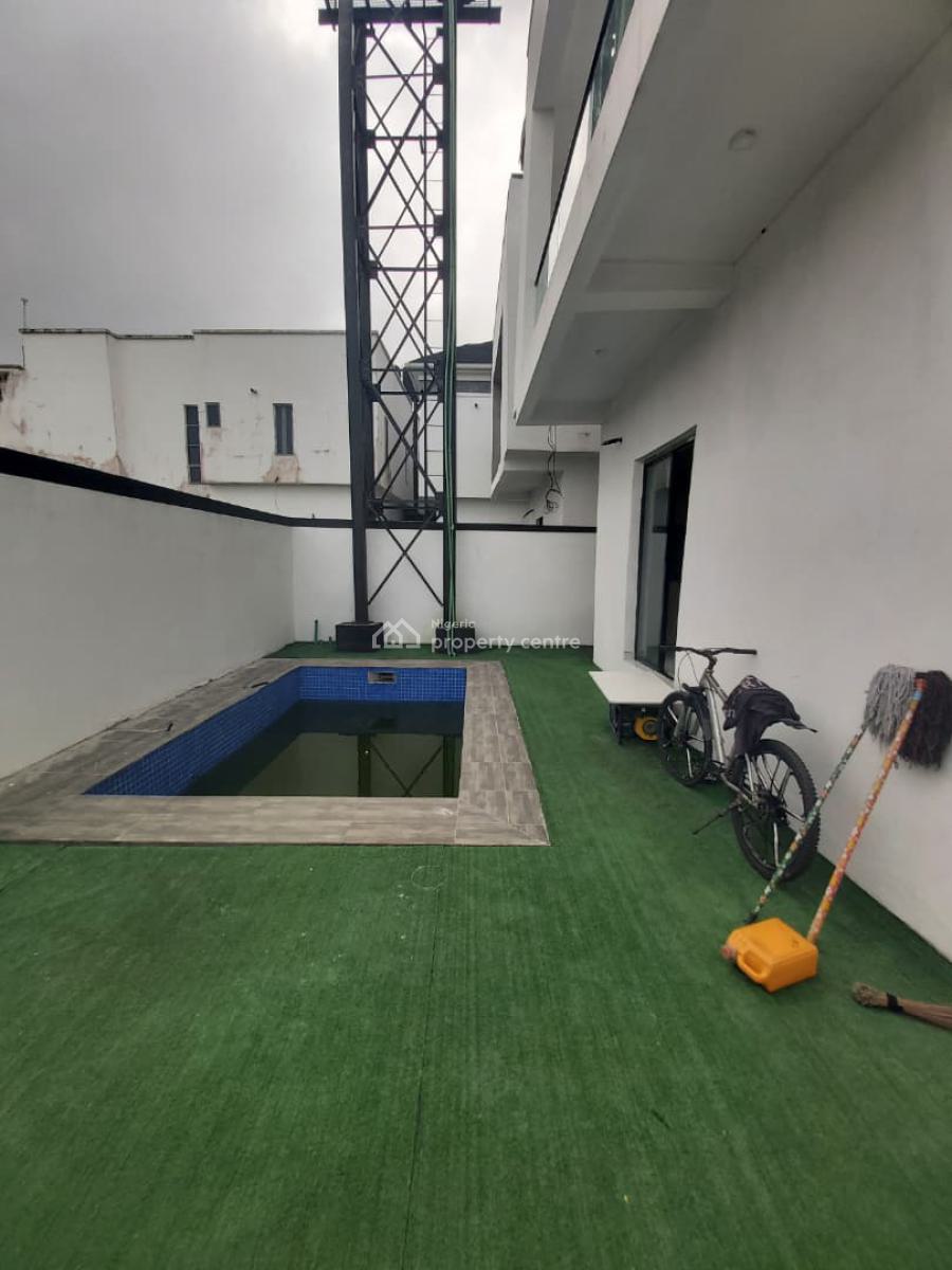 Exquisite 4 Bedroom Detached Duplex with Bq Pool, Chevron, Lekki Phase 2, Lekki, Lagos, Detached Duplex for Sale
