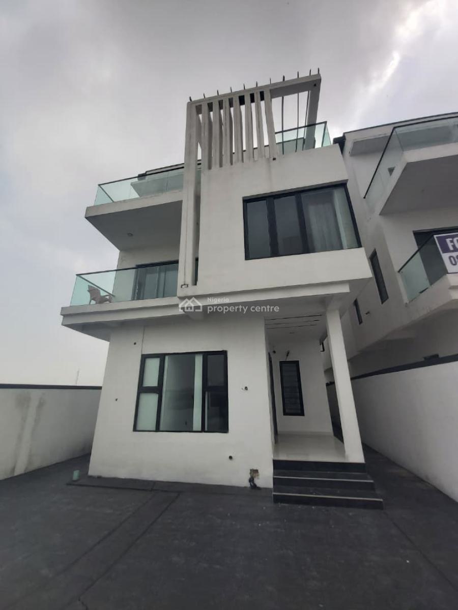 Exquisite 4 Bedroom Detached Duplex with Bq Pool, Chevron, Lekki Phase 2, Lekki, Lagos, Detached Duplex for Sale