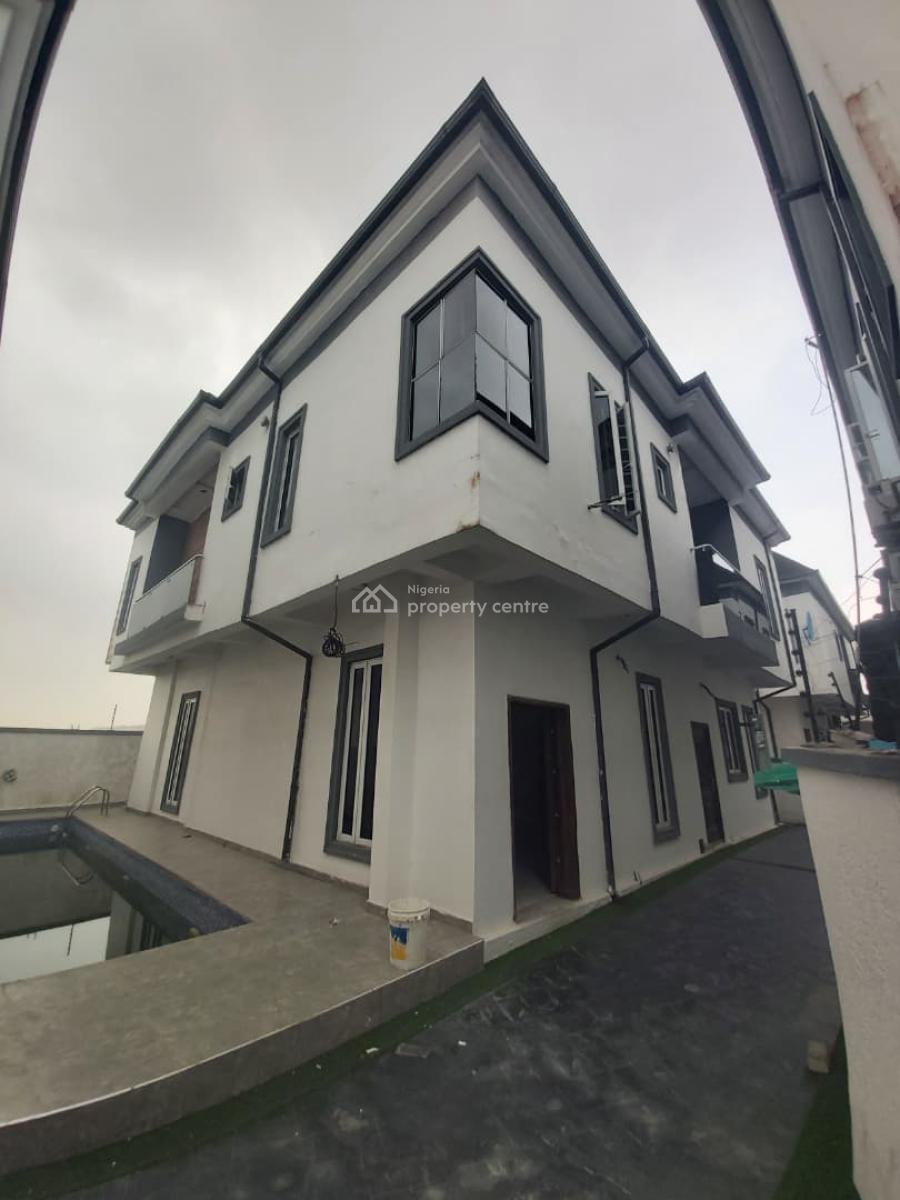 Exquisite 5 Bedroom Detached Duplex with Bq Pool, Chevron, Lekki Phase 2, Lekki, Lagos, Detached Duplex for Sale