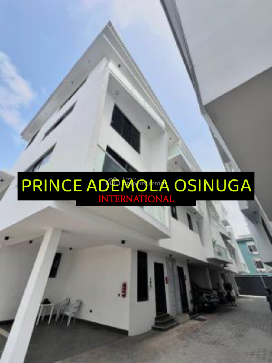 New & Luxury 4 Bedroom Terrace House+bq in a Mini Estate, Off Awolowo Road Ikoyi, Falomo, Ikoyi, Lagos, Terraced Duplex for Rent