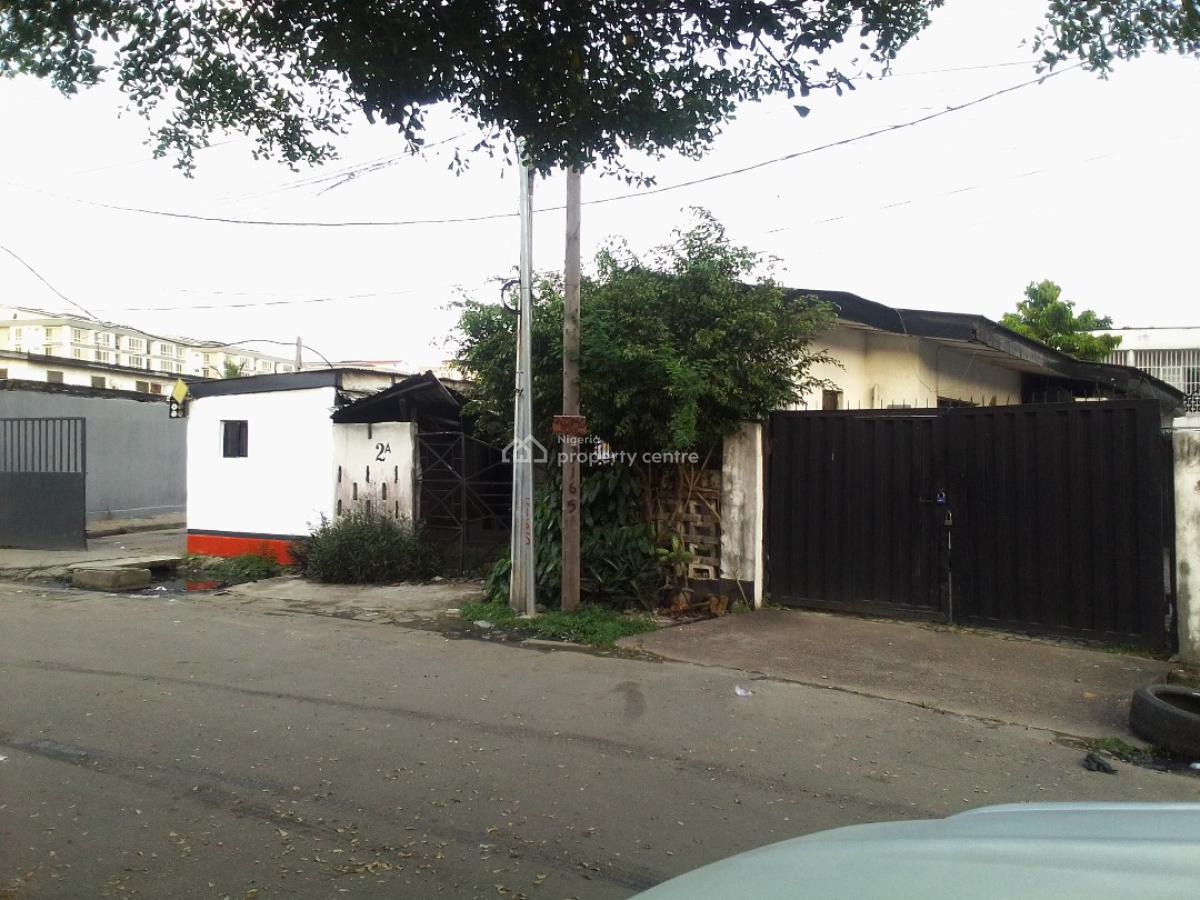 Land Measuring 1,600sq with 2 Old Buildings, Off Keffi Street, South West, Ikoyi, Lagos, Mixed-use Land for Sale