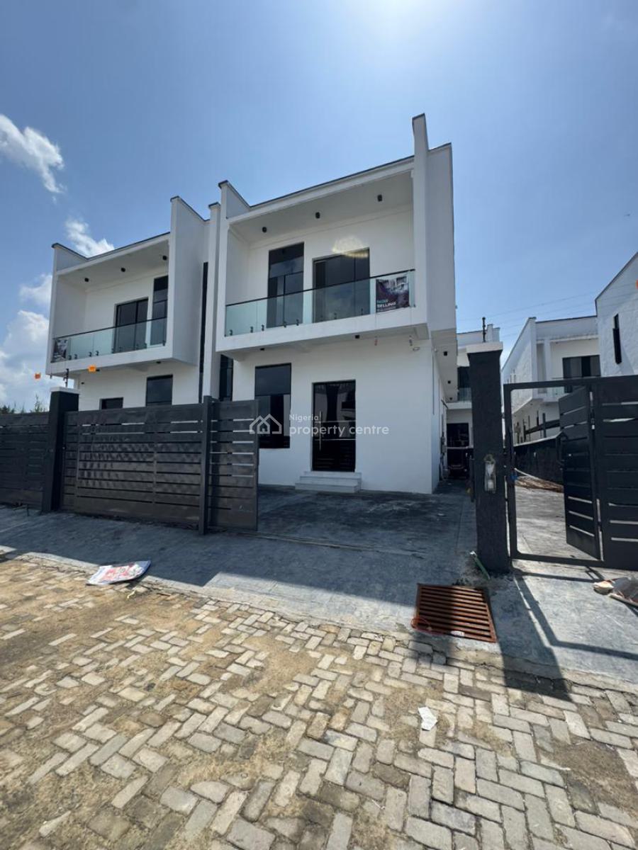Lovely 4 Bedroom Semi Detached Duplex with a Bq, Orchid, Lekki, Lagos, House for Sale