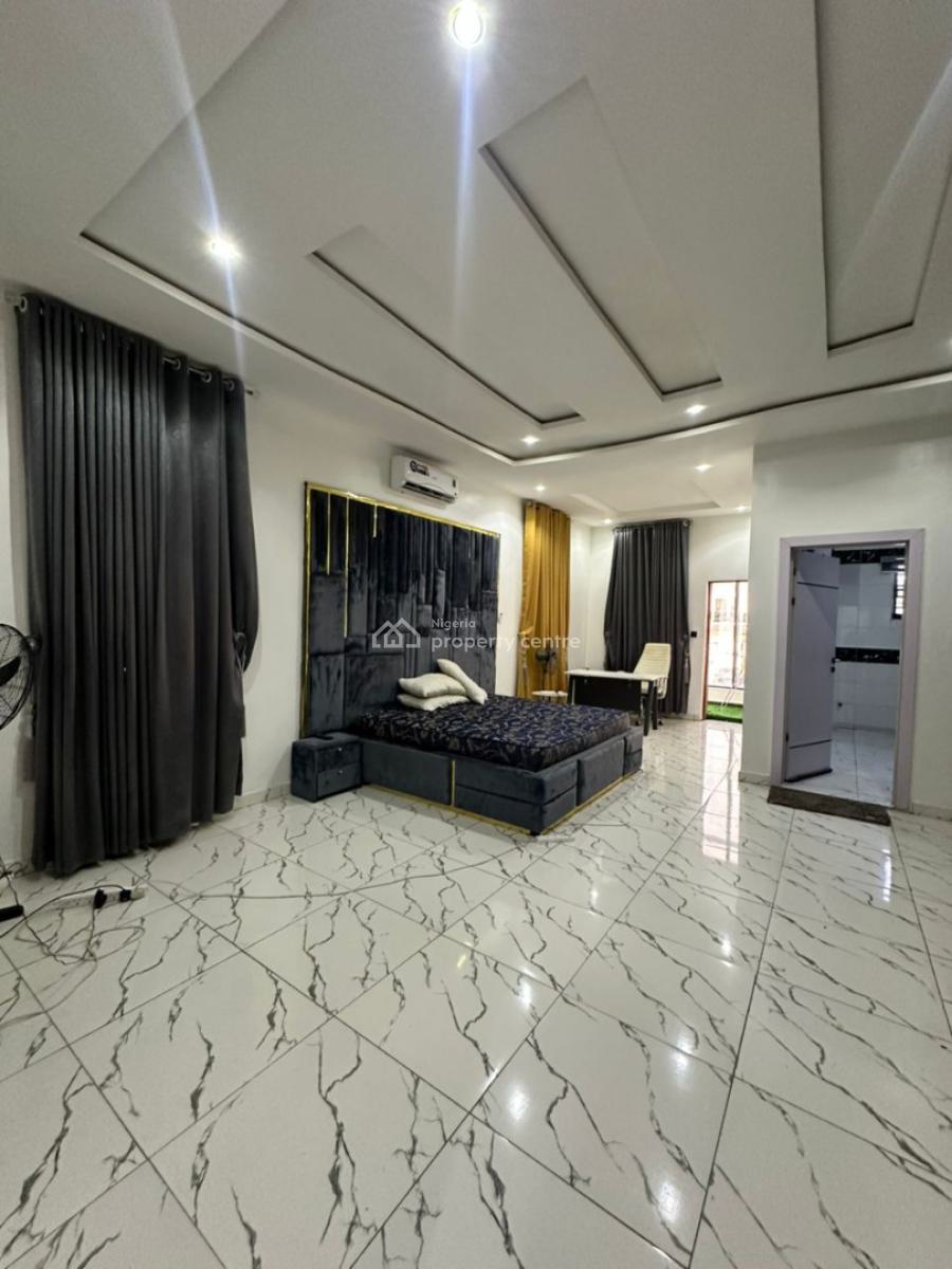 *fully Furnished 4 Bedroom Semi Detached Duplex with Bq, Abraham Adesanya, Ajah, Lagos, Semi-detached Duplex for Rent