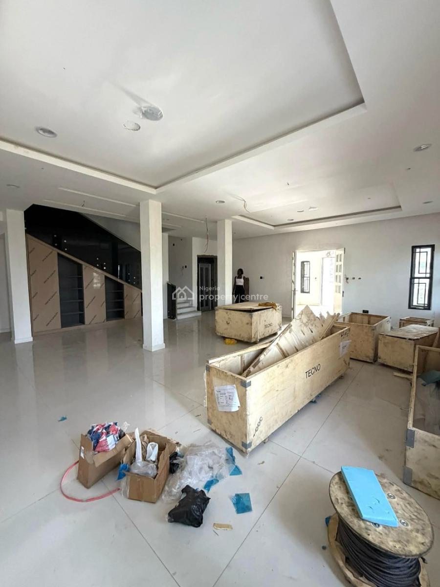 Newly Built 5 Bedroom Fully Detached Duplex with Elevator and Pool, Guzape District, Abuja, Terraced Duplex for Sale