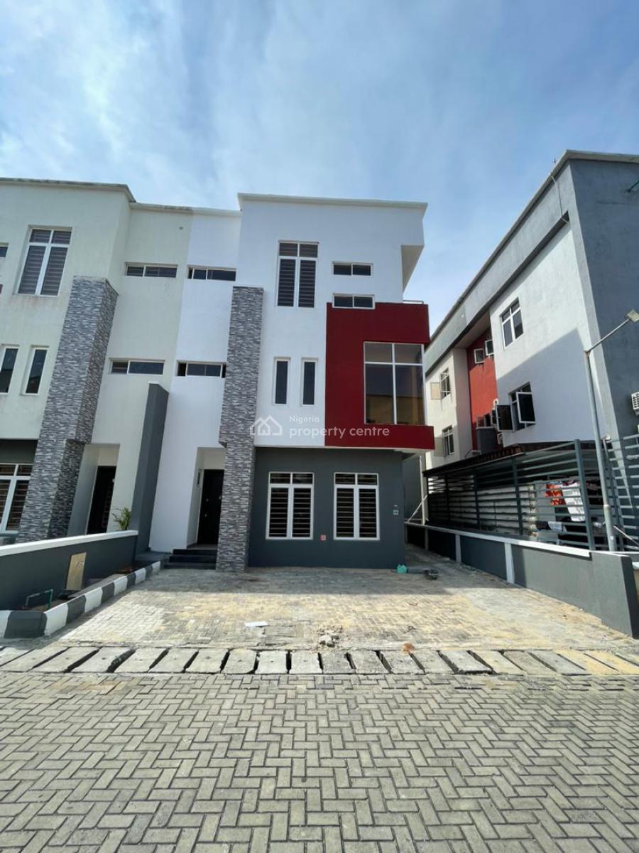 *fully Serviced 4 Bedroom Semi Detached Duplex with a Ro, Osapa, Lekki, Lagos, Semi-detached Duplex for Rent