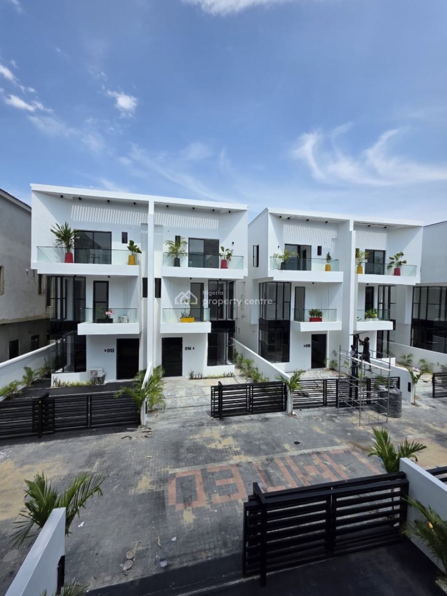 Well Built 4 Bedroom Semi Detached Detached Duplex with Bq, 2nd Toll Gate, Lekki, Lagos, Semi-detached Duplex for Sale