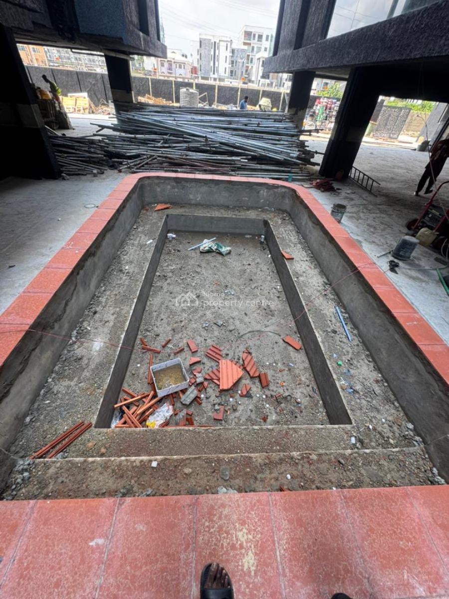 Exquisite 2 Bedroom Apartment with Pool, Elevator Ideal for Airbnb, Ikate Elegushi, Lekki, Lagos, Flat / Apartment for Sale