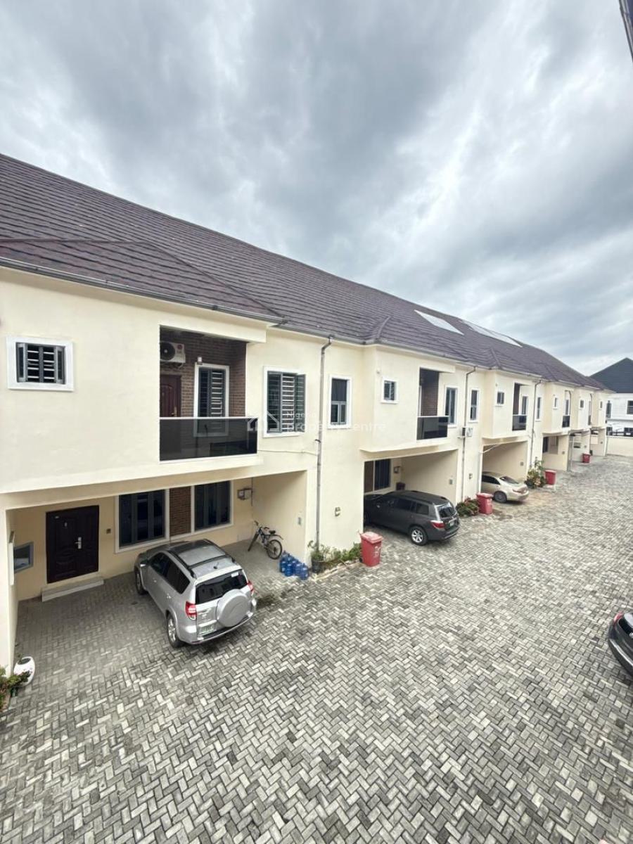 4 Bedroom Terrace Duplex in a Serviced and Secured Estate, Orchid Road, Opposite Chevron, Igbo Efon, Lekki, Lagos, Terraced Duplex for Rent