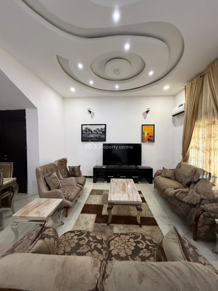 Fully Furnished 3 Bedroom Terrace Duplex Self Compound, Asokoro District Tarred Roads and Maximum Security, Asokoro District, Abuja, Terraced Duplex for Rent