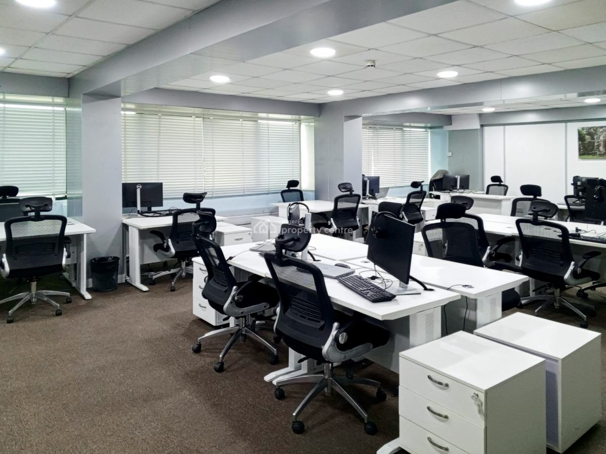 Open Plan Office Space for 15 Persons in Regus Mulliner Towers, Ground, 2nd, 3rd & 7th Floors, Mulliner Towers, 39 Alfred Rewane Road, Ikoyi, Lagos, Office Space for Rent