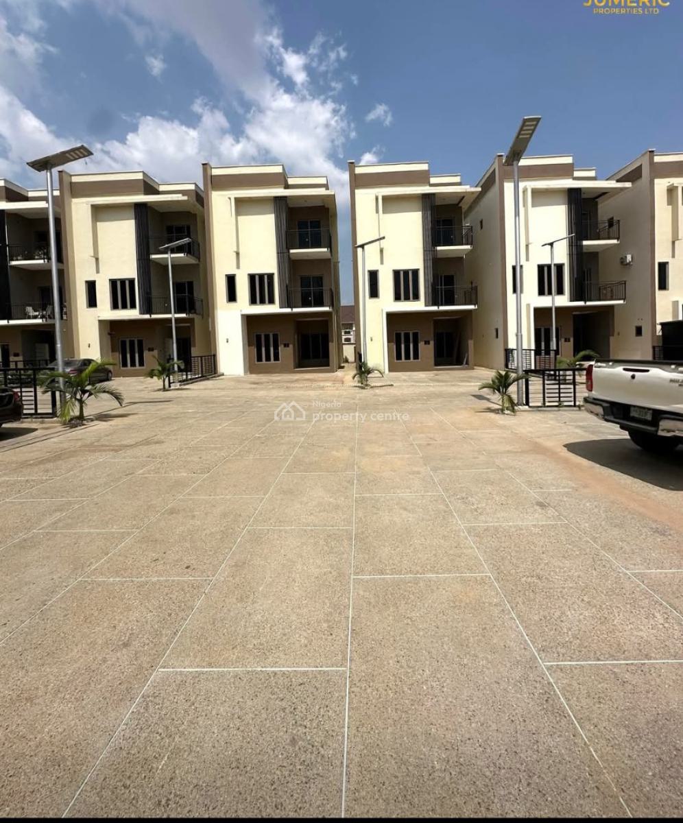 Newly Built 5 Bedroom Terrace Duplex with Bq, Jabi Main, Jabi, Abuja, Terraced Duplex for Rent
