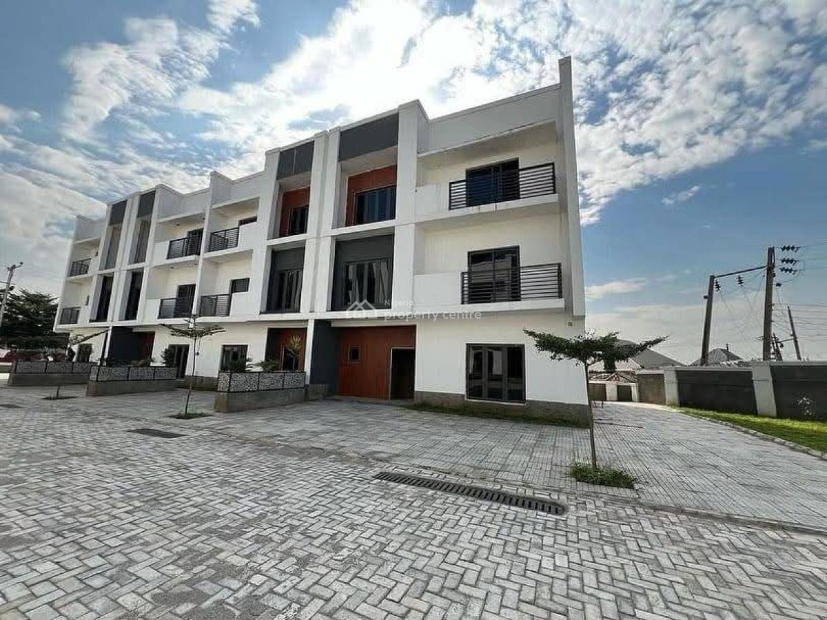 Newly Built 4 Bedroom Terrace with Bq, Kado, Abuja, Terraced Duplex for Sale