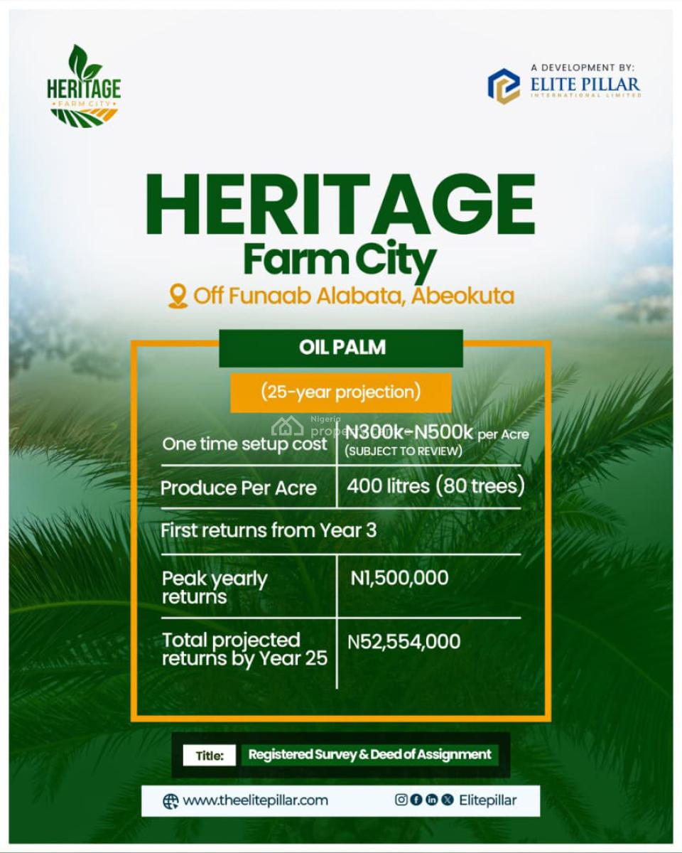 Most Profitable Farm Business, Alabata Buy Land and We Farm for You, Abeokuta North, Ogun, Commercial Land for Sale