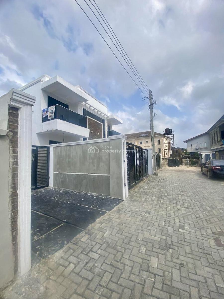 Super Elite Luxury Brand New with a B Q in Well Secured and Serene Nei, Peninsula Garden Estate, Olokonla, Ajah, Lagos, Semi-detached Duplex for Sale