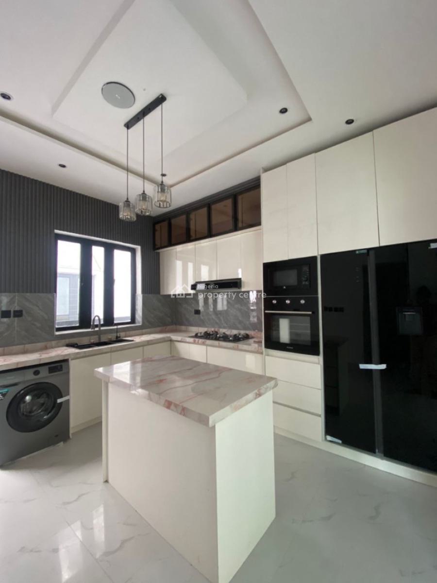 5 Bedroom Fully Detached Duplex with a Room Bq and Pool, Lekki Palm City, Ajah, Lagos, Detached Duplex for Sale
