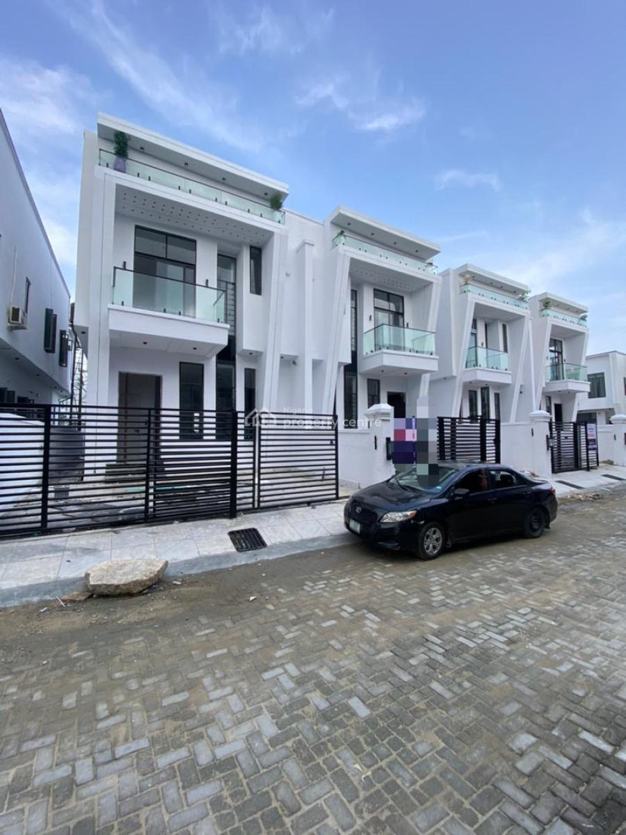4 Bedroom Semi Detached Duplex with a Room Bq, Lekki Palm City, Ajah, Lagos, Semi-detached Duplex for Sale
