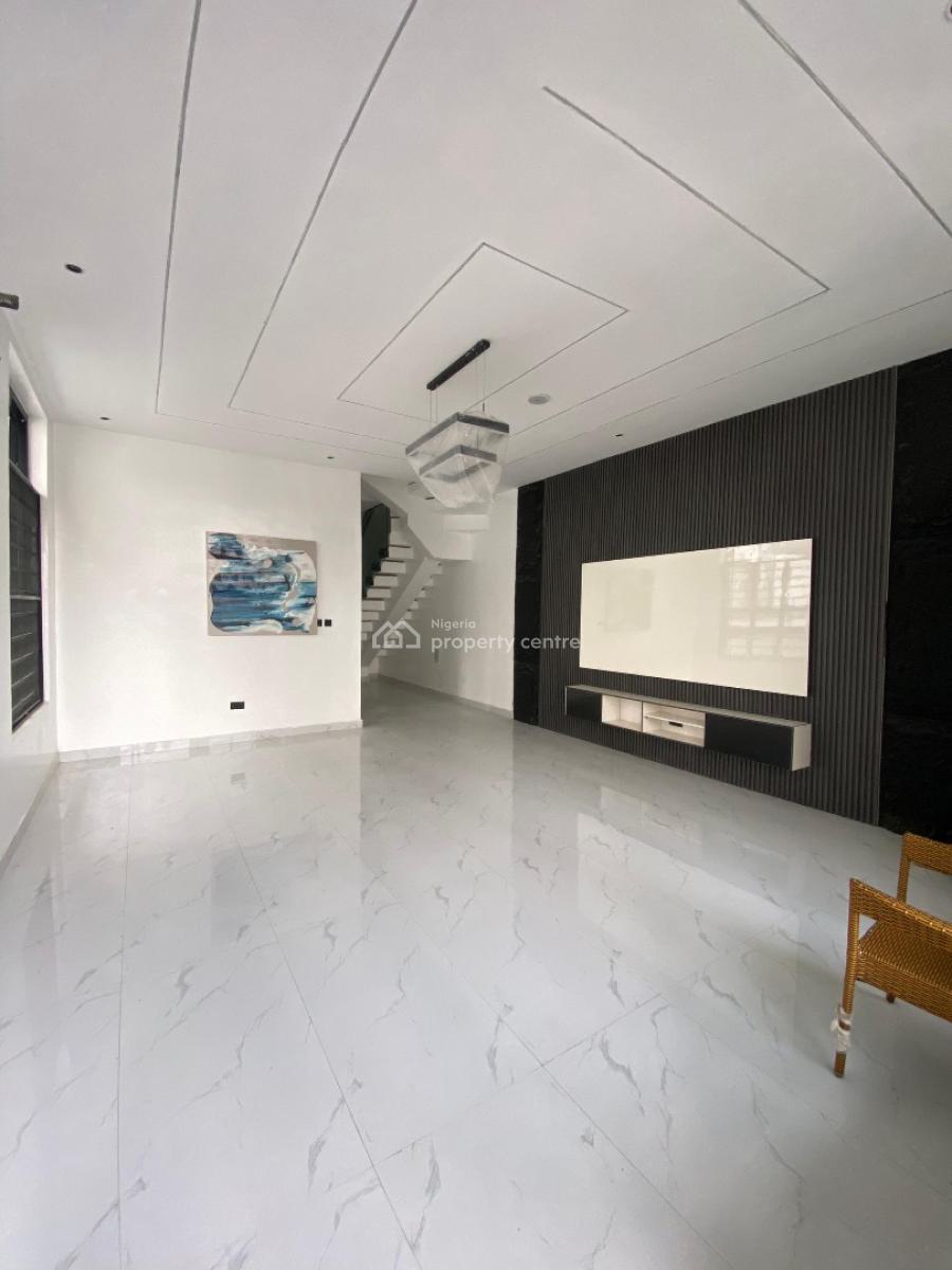 4 Bedroom Semi Detached Duplex with a Room Bq, Lekki Palm City, Ajah, Lagos, Semi-detached Duplex for Sale