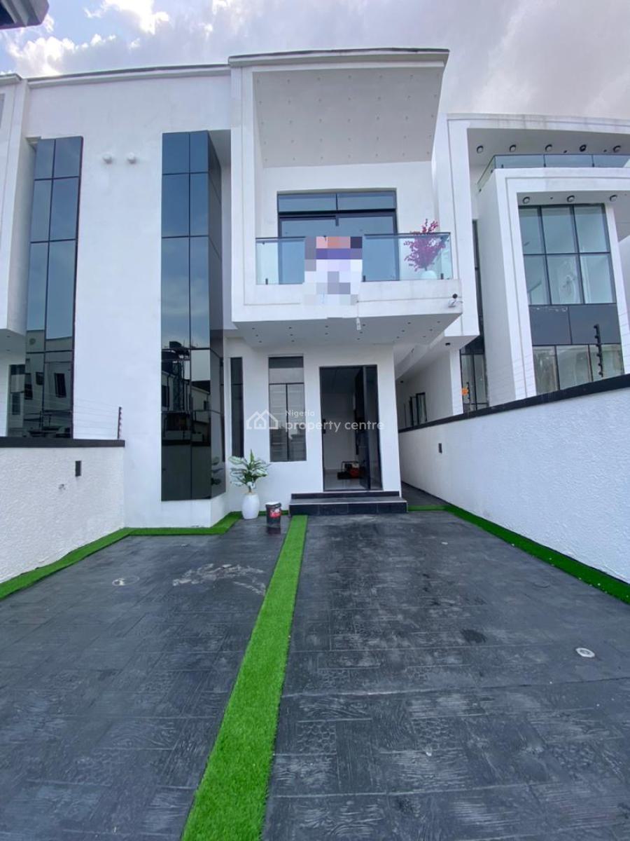 4 Bedroom Semi Detached Duplex with a Room Bq, Lekki Palm City, Ajah, Lagos, Semi-detached Duplex for Sale