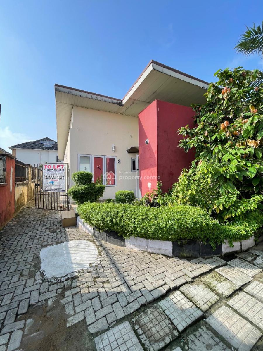 4 Bedroom Bungalow with 4000 Liters Gp Tank and Solar Panels, South Point Estate Orchid, Ikota, Lekki, Lagos, Detached Bungalow for Rent