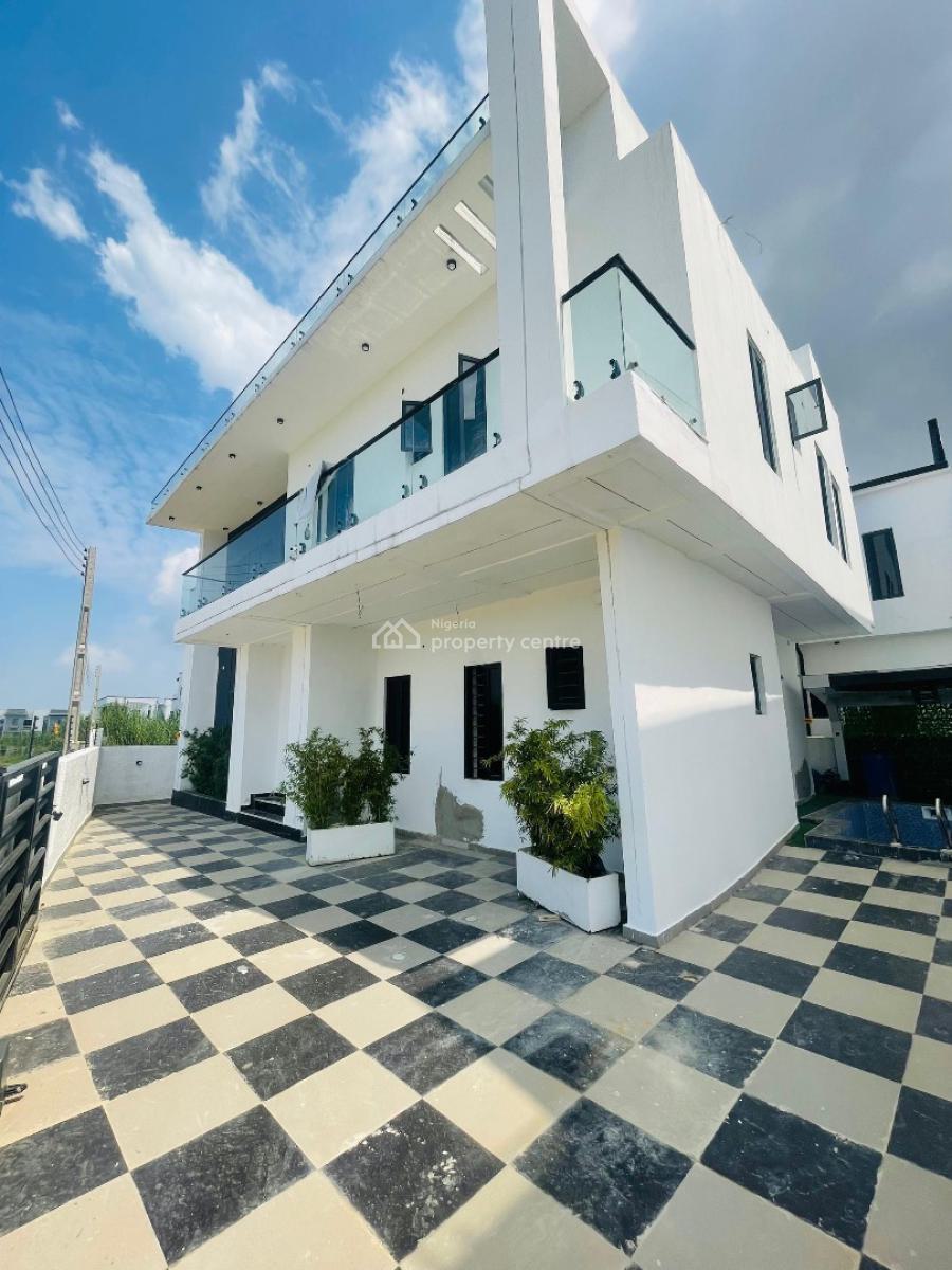 5 Bedroom Fully Detached Duplex Smart Home in a Serene Estate with Bq, Lekki Palm City, Ajah, Lagos, Detached Duplex for Sale
