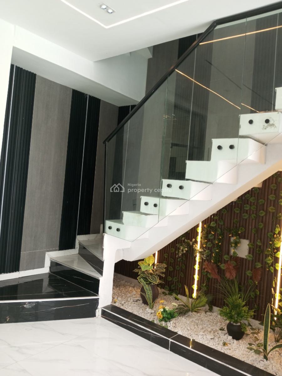 New Lovely 4 Bedroom Duplex with Bq, Gated and Secured Estate By Chisco Busstop, Ikate Elegushi, Lekki, Lagos, Terraced Duplex for Sale