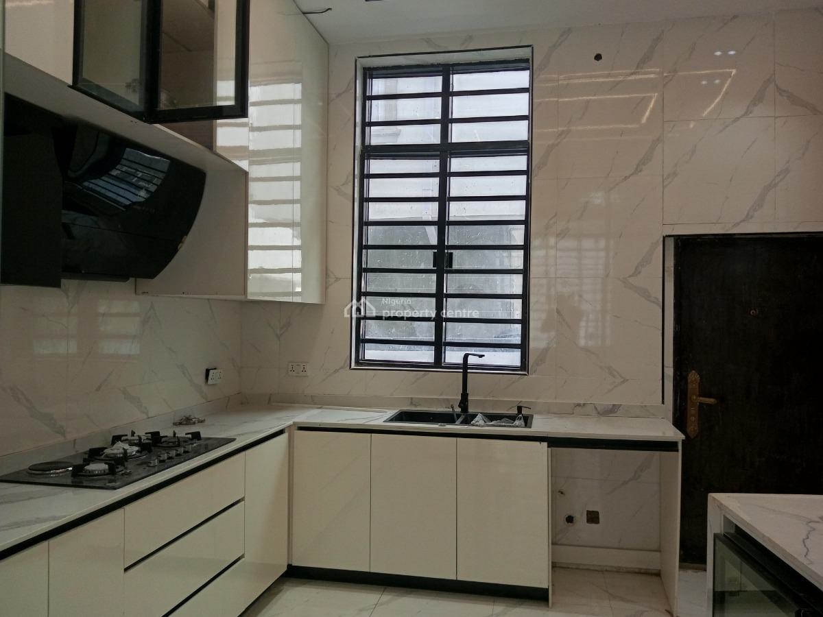 New Lovely 4 Bedroom Duplex with Bq, Gated and Secured Estate By Chisco Busstop, Ikate Elegushi, Lekki, Lagos, Terraced Duplex for Sale