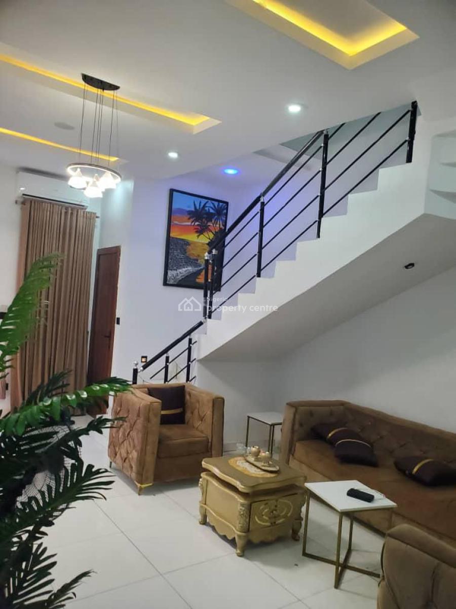 Modern Furnished 2-bedroom Terrace Duplex Built for Comfort & Style, Ikota, Lekki, Lagos, Terraced Duplex for Sale