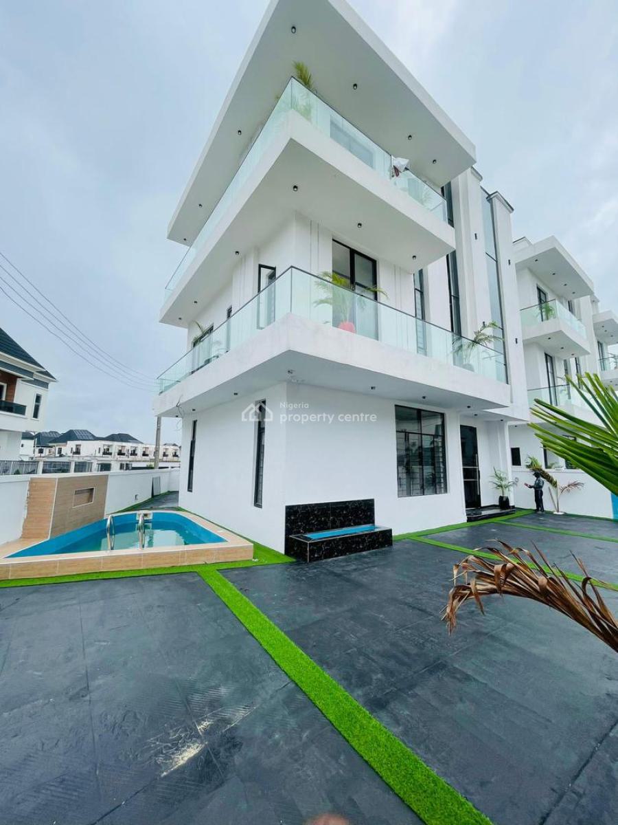 Luxuriously Built 5 Bedroom Fully Detached Duplex with Bq, Lekki, Lagos, House for Sale