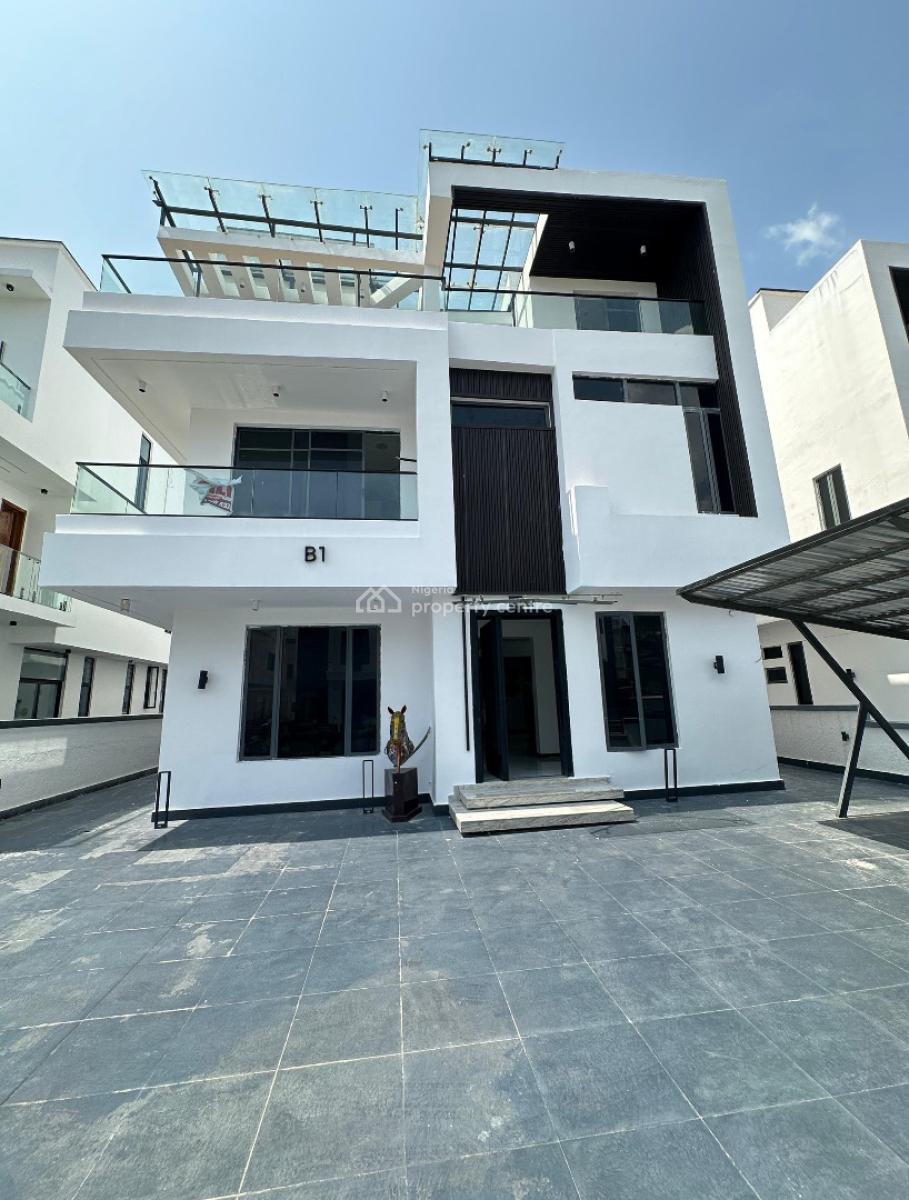 Bedroom with Bq, Pool, Cinema, Rooftop, Laundry and Elevator, Ikota, Lekki, Lagos, Detached Duplex for Sale