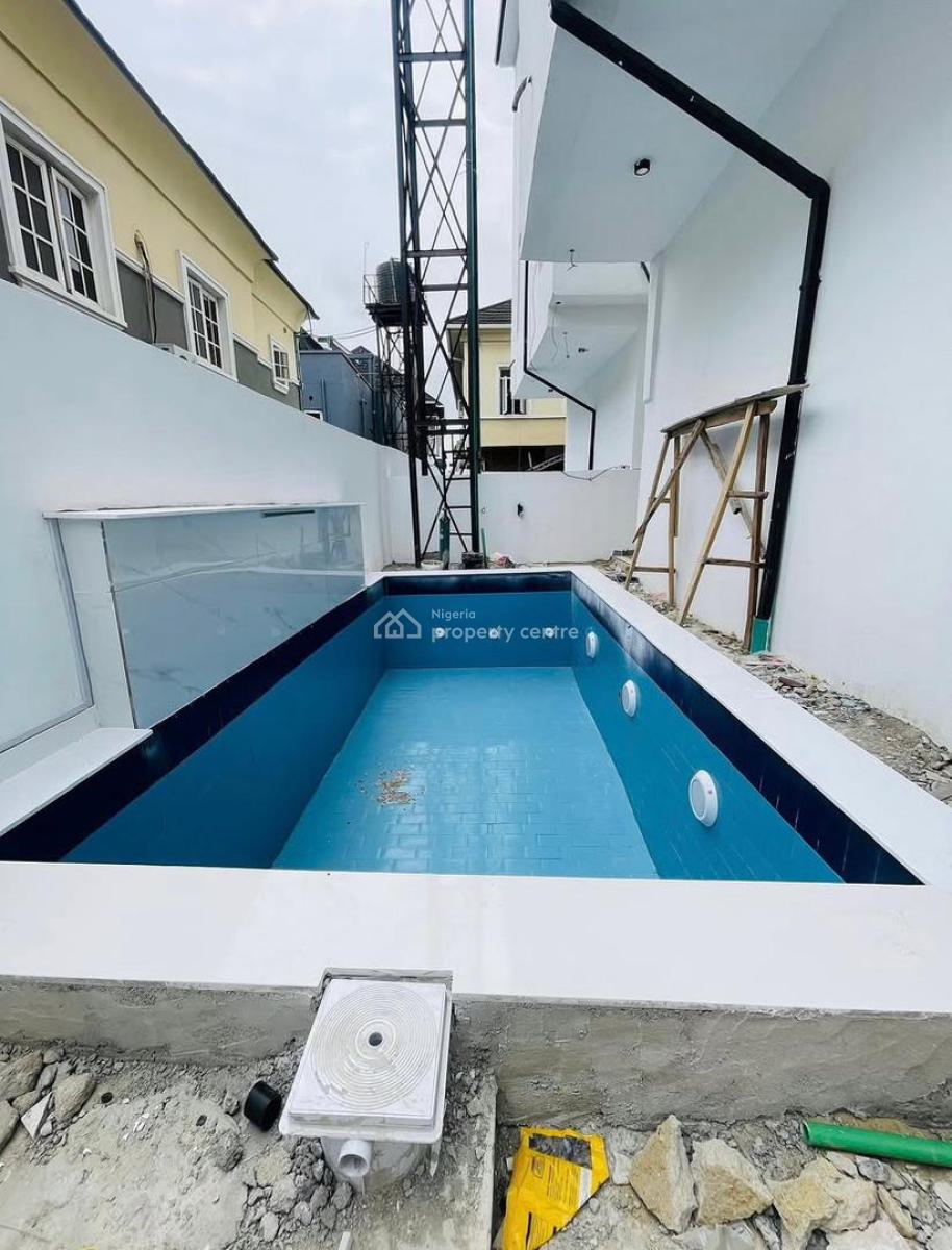 Luxurious 5 Bedroom Detached Duplex with Cinema, Swimming Pool Rooftop, Chevron, Lekki, Lagos, Detached Duplex for Sale